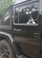 Peeking Trooper Decal - Vehicle Decals | Vinyl and Sass Creations | Custom Vinyl and Sublimated Apparel & Decor