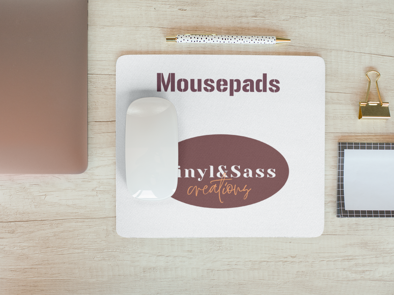 Customizable Mousepads - Vinyl and Sass