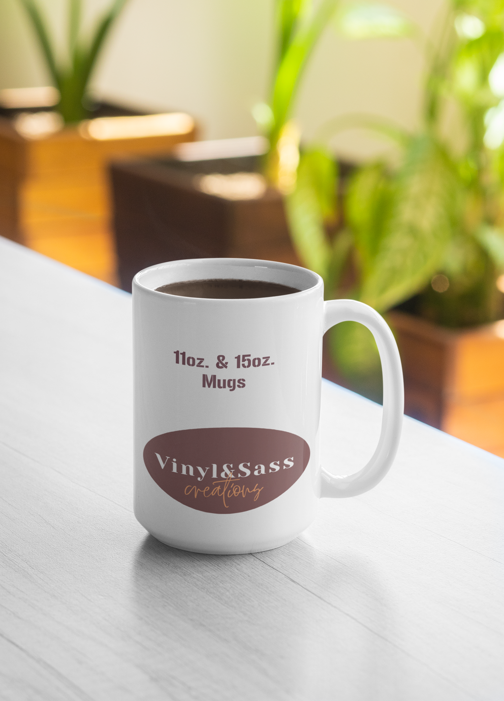 Customizable Mugs - Vinyl and Sass